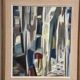 Huile sur toile suédoise – “Allée abstraite” par Kurt Persson