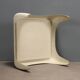 Vintage Space Age white fibreglass coffee tables, design, 1960s
