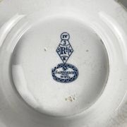 Low blue "Butterfly" compote dish by Minton & co, England, 19th century