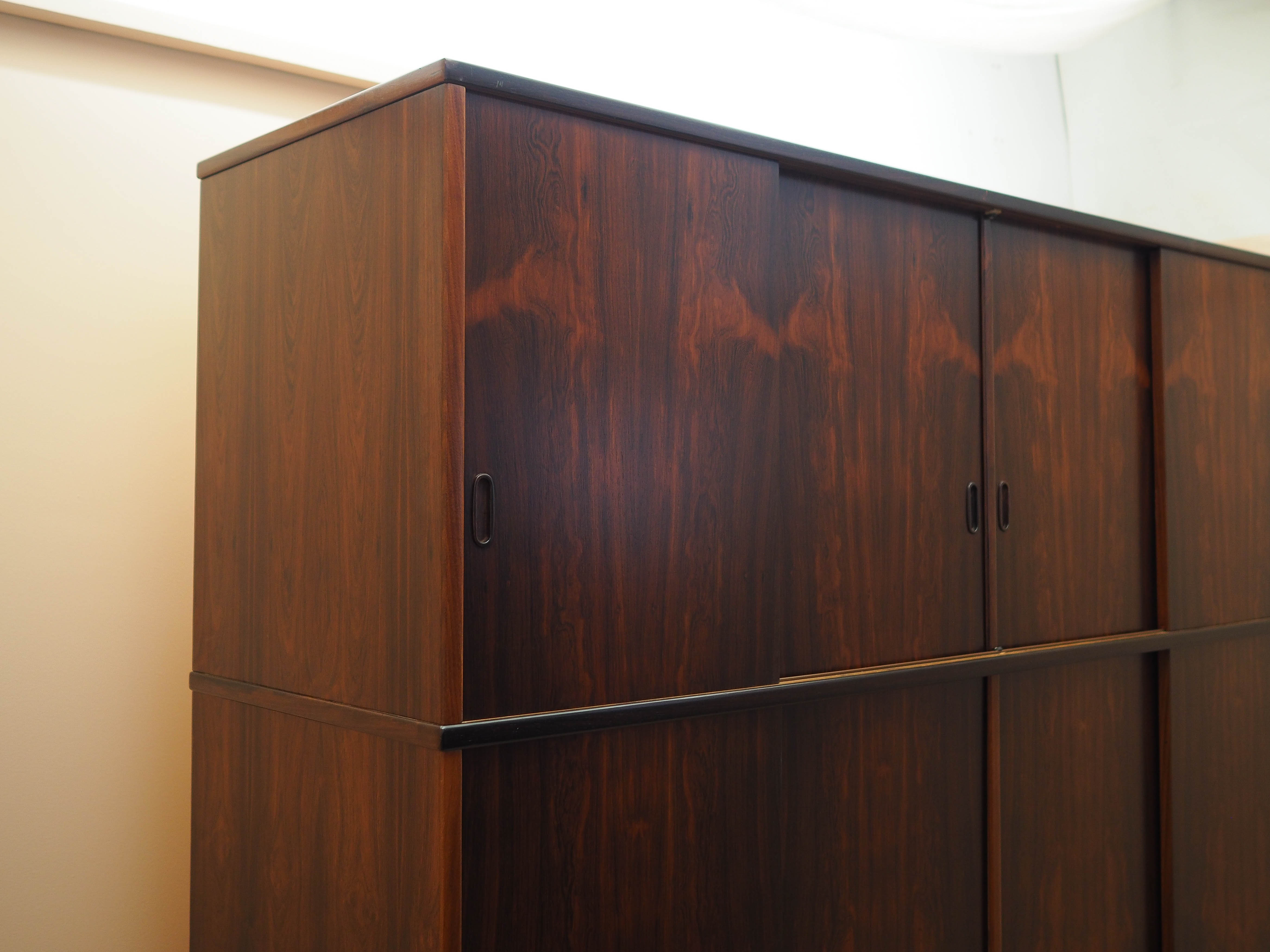 Rosewood wardrobe, Danish design, 1970s, made in Denmark