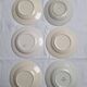 Vintage blue soup plates