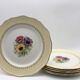 6 flat plates "L'Amandinoise" model "Coopelia"