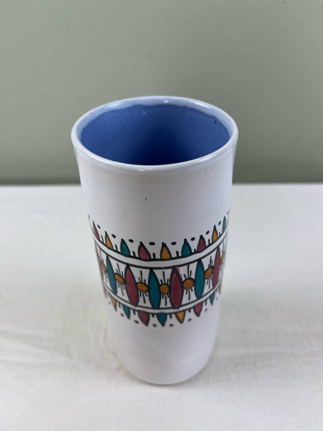 Vase artisanal ethnique