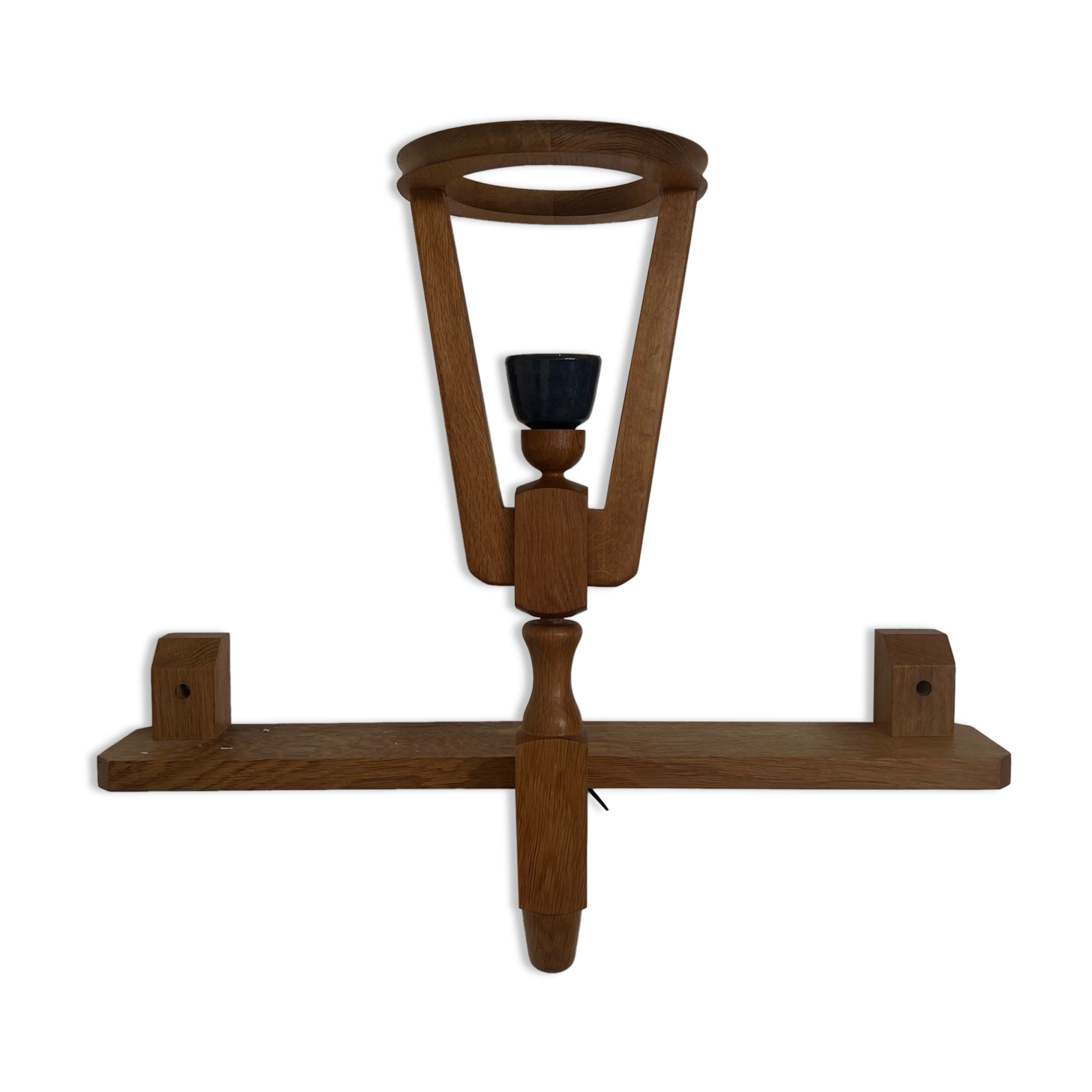 Guillerme et Chambron French Mid-Century Shelf Wall Lights