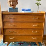 Chest of drawers vintage feet compass