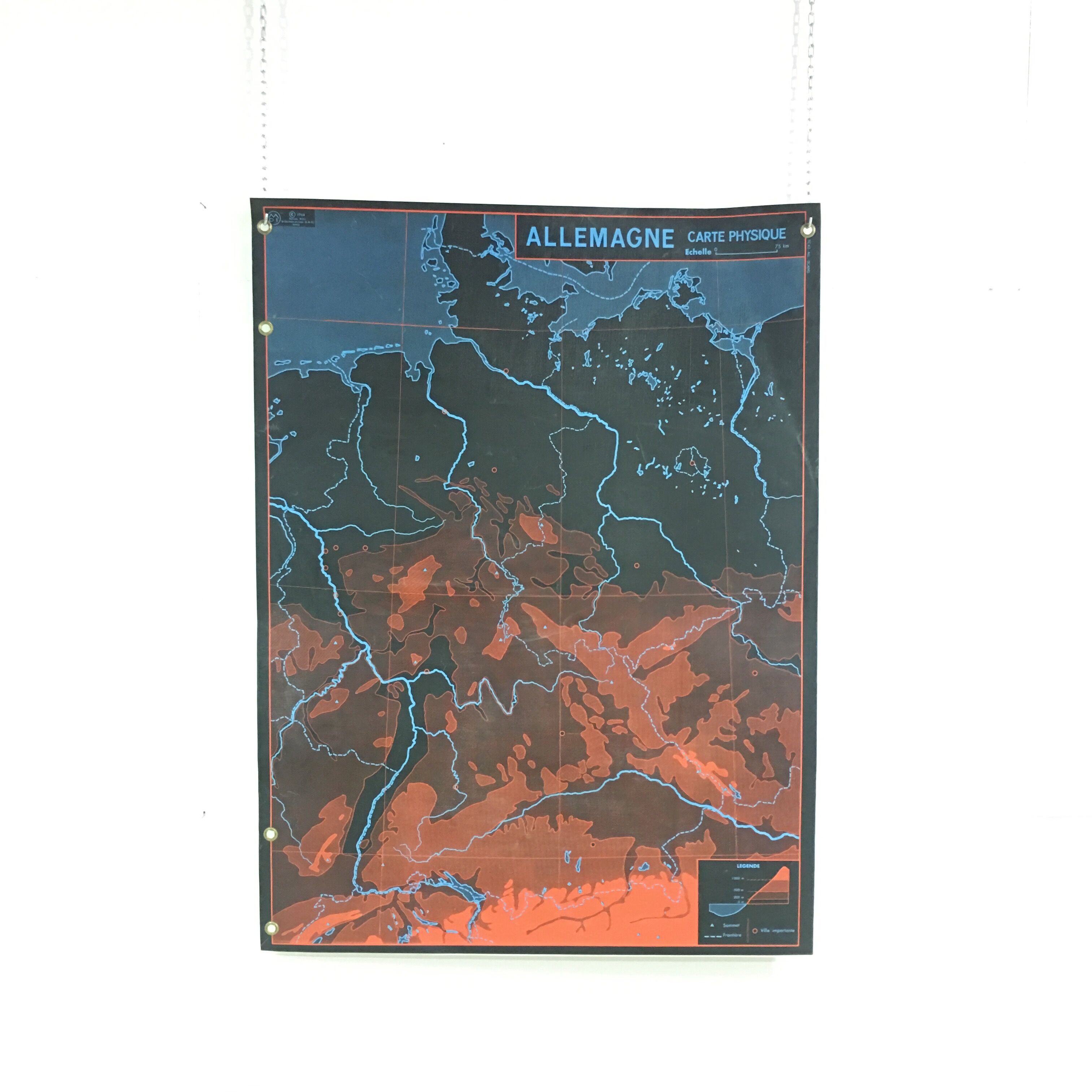 School poster geographical Scandinavia / Germany