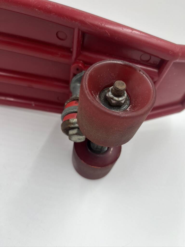 Skateboard rouge vintage