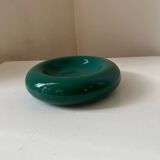 Cendrier vide poche rond vert François Chatain France 1980