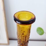 Bouteille, carafe Empoli en verre ambré