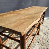 Farmhouse bench-table with a natural feel