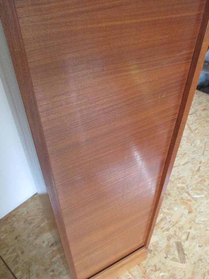 Mahogany curtain binder