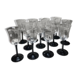 12 verres à vin publicité Esso année 80