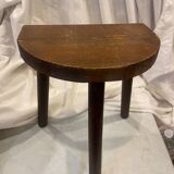 Tabouret bois tripode 20e