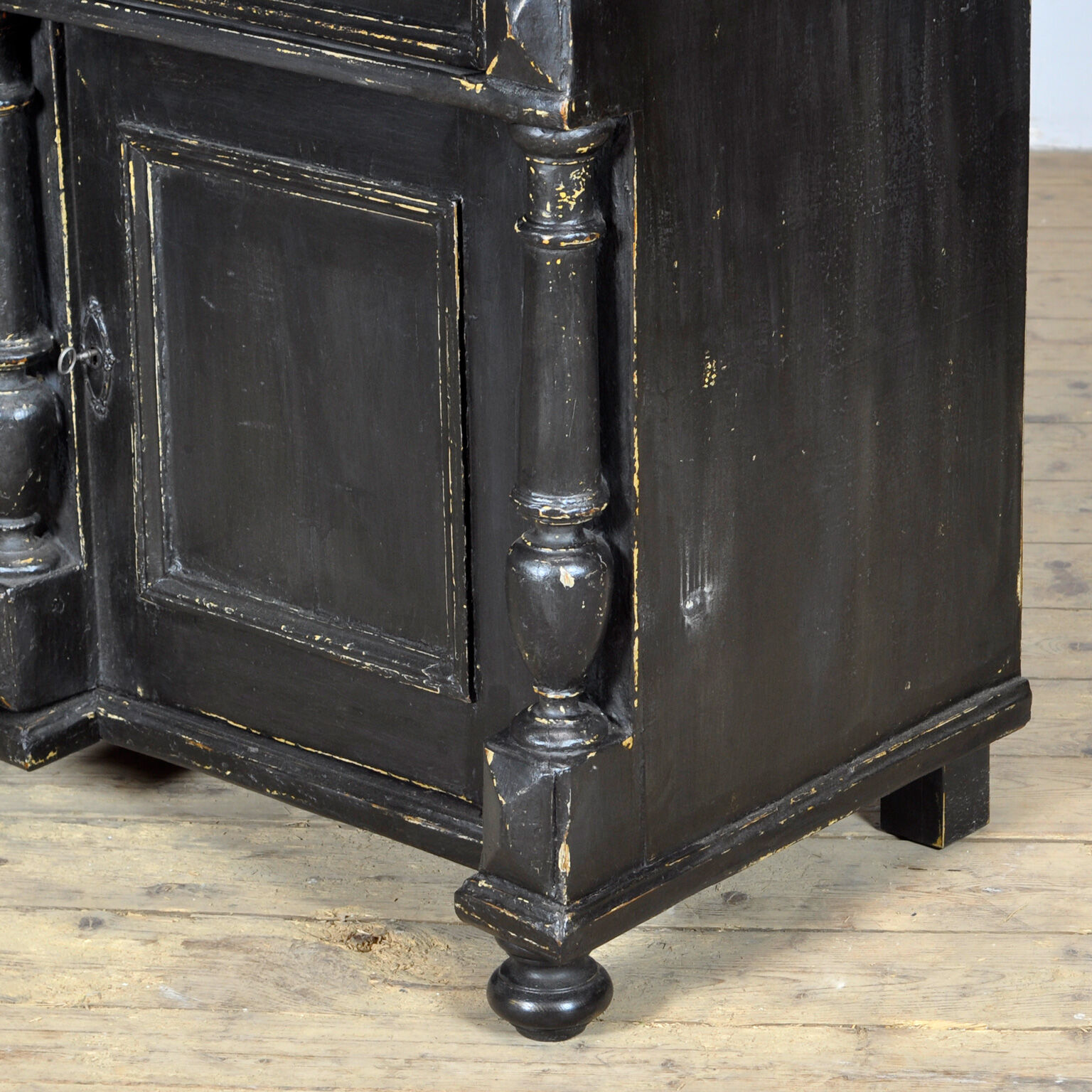 Solid Pine Kitchen Cupboard, 1900's