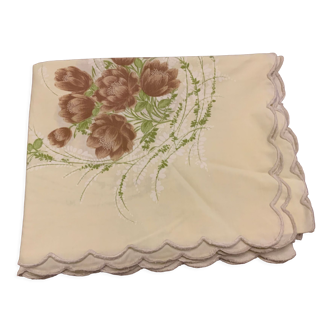 Vintage rectangular tablecloth