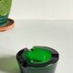 ASH TRAY Green Glass Vintage