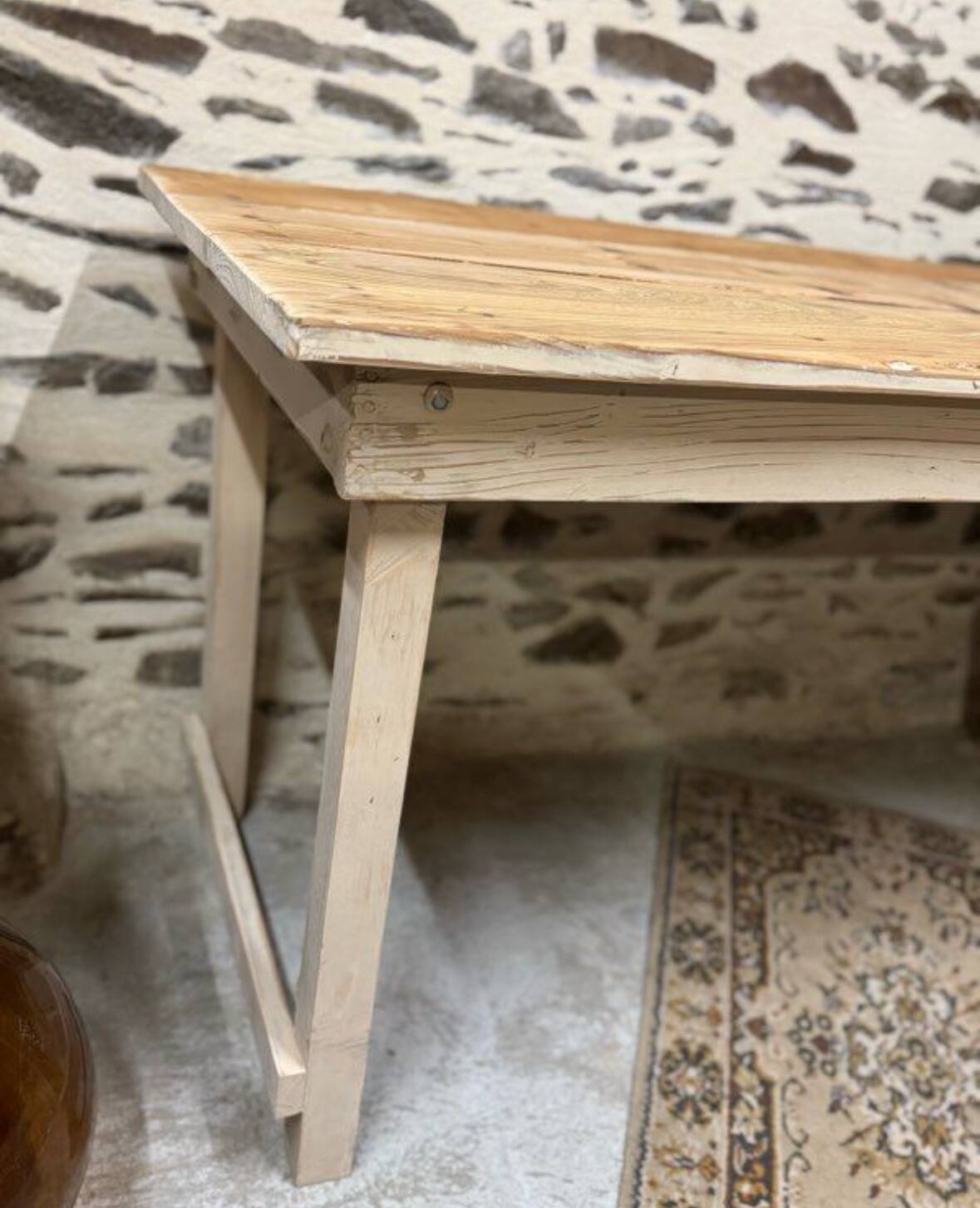 Rustic wooden table