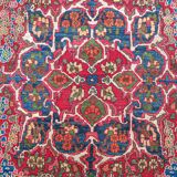 Tapis d'orient fait main ancien persan esfahan 2,15 x 1,35 m