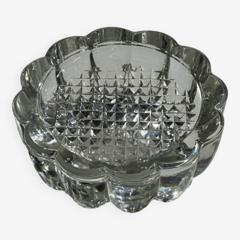 Small glass ashtray in the shape of a flower France Reims Brand MO