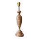 Old large onyx marble stone lamp foot