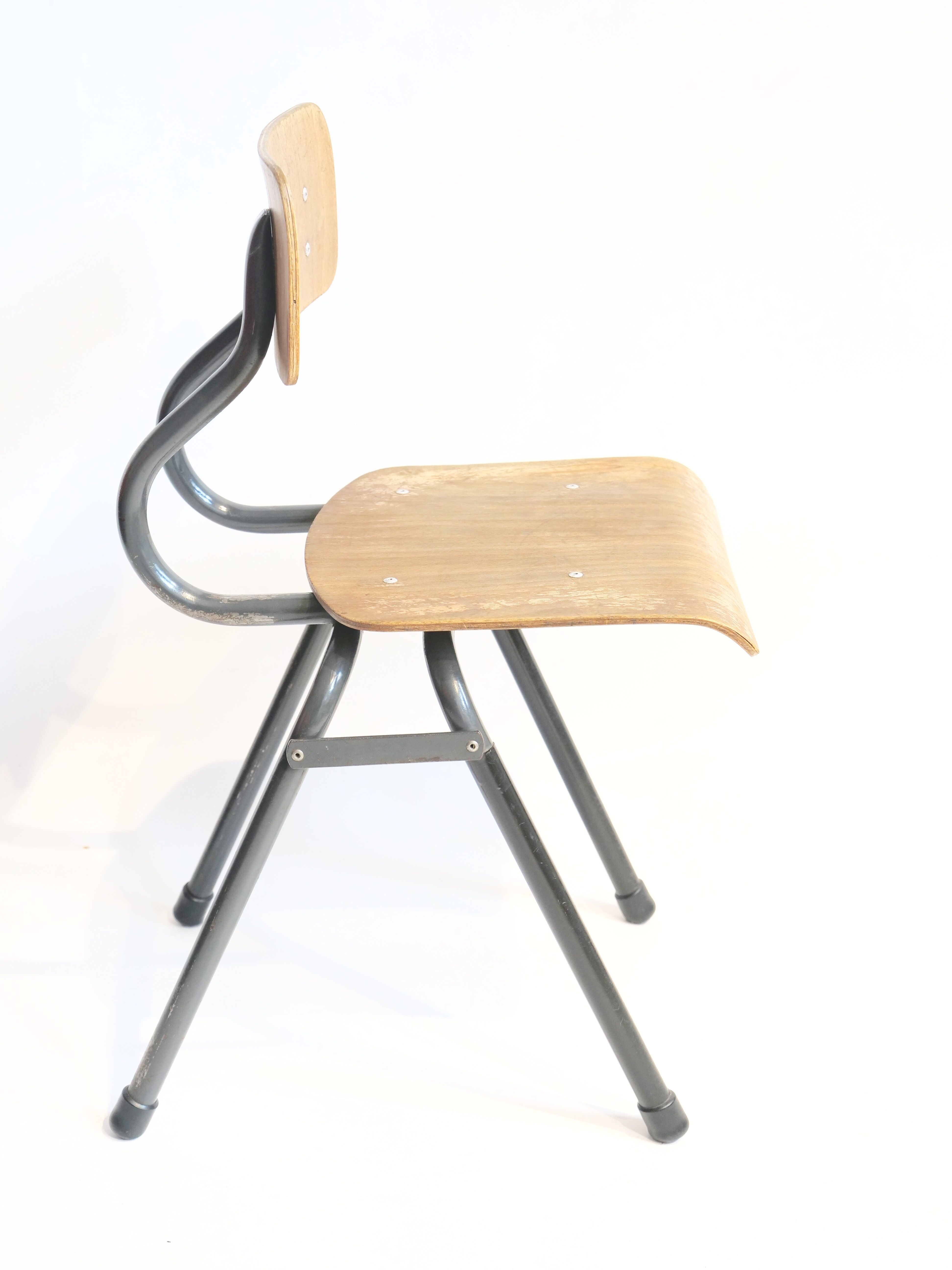 Vintage school deco children's chair