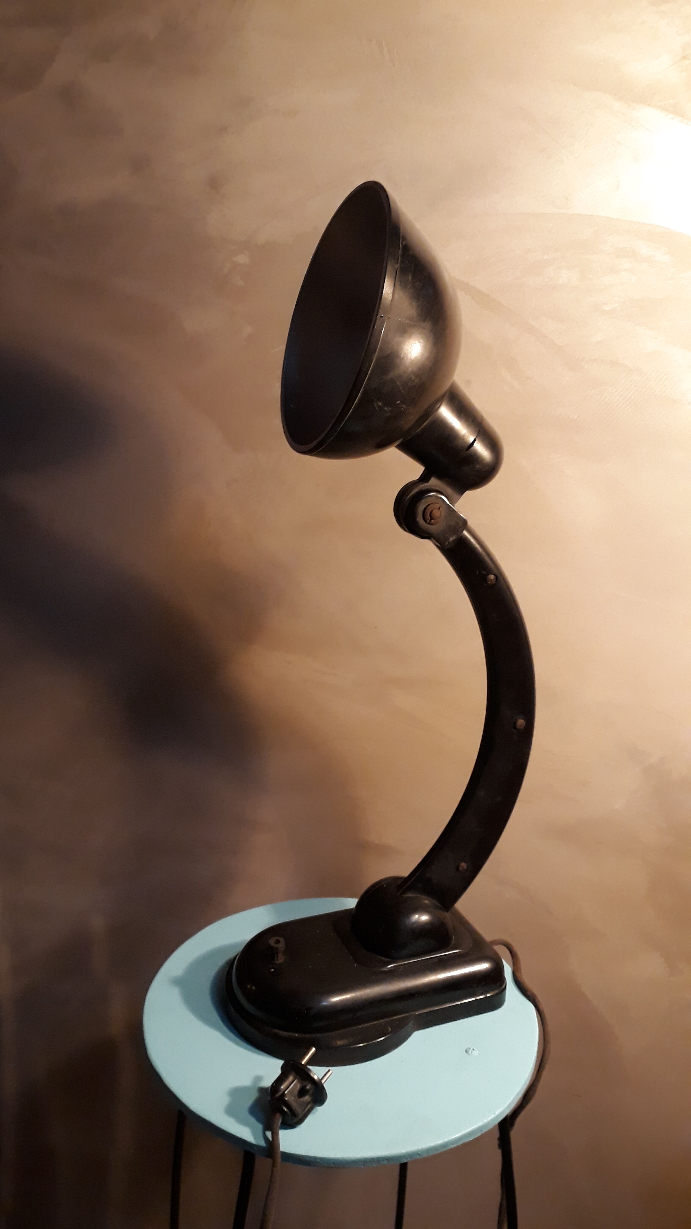 Bakelite Lamp Office Lamp E. K. Cole Bauhaus 1940