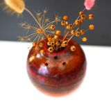 Mid-century art pottery vase in ceramic from Tilgmans