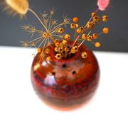 Vase en céramique d'art potier du milieu du siècle de Tilgmans