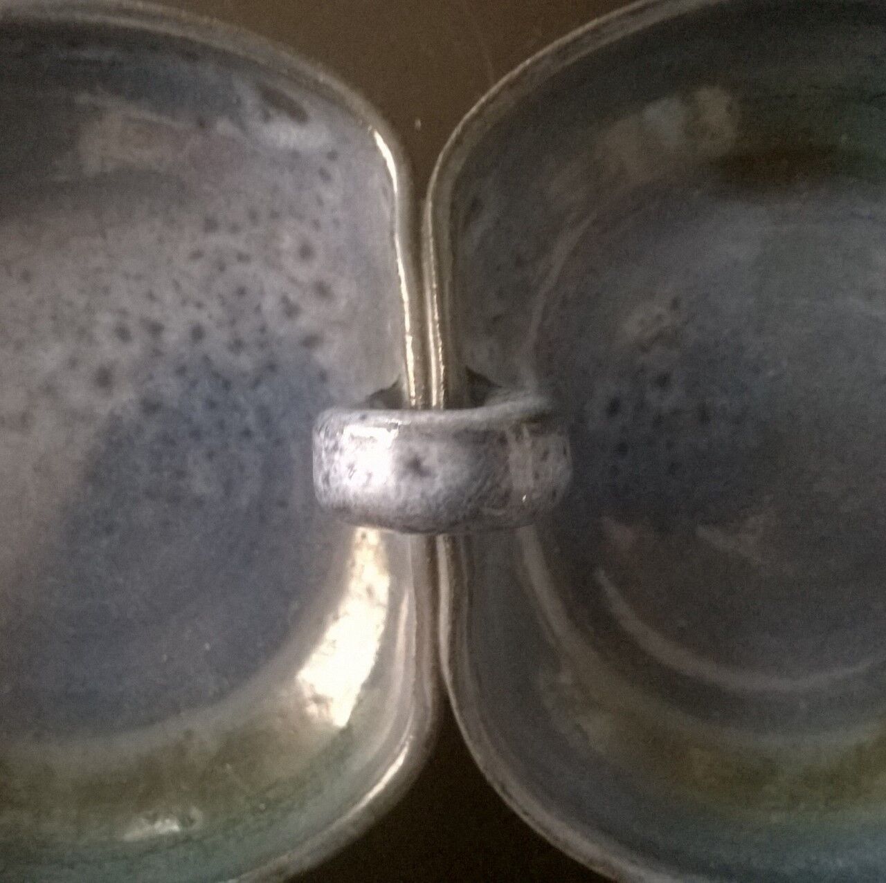 Vintage ceramic double cup