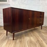 Scandinavian rosewood sideboard by Erling Torvits, 60s