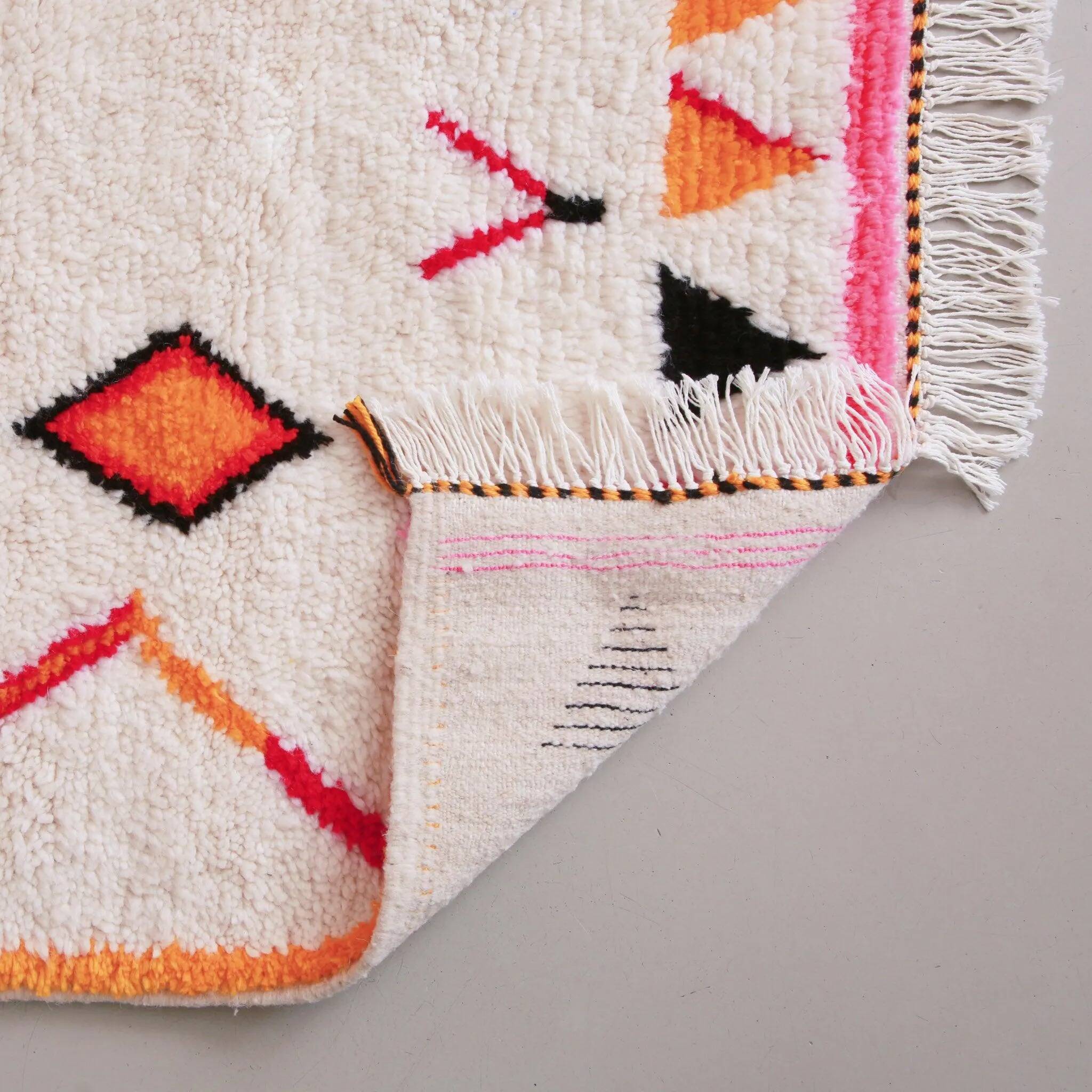 Colorful abstract Berber rug 250/150