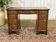 English desk from the 1950s in mahogany with a leather top.
