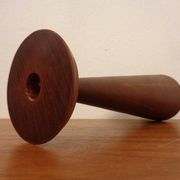 Large Teak Candleholder from Anri Form, Italy, 1960s