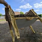 Empire leopard armchair