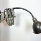 Grey Industrial Scissor Wall Lamp from Elektroinstala, 1960s