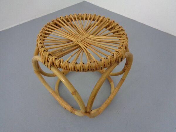 Bamboo Stool, Italy, 1960s