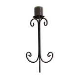 Wrought iron candlestick from the 1960s
