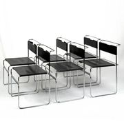 Set of 6 vintage Libellula chairs by Giovanni Carini for Planula