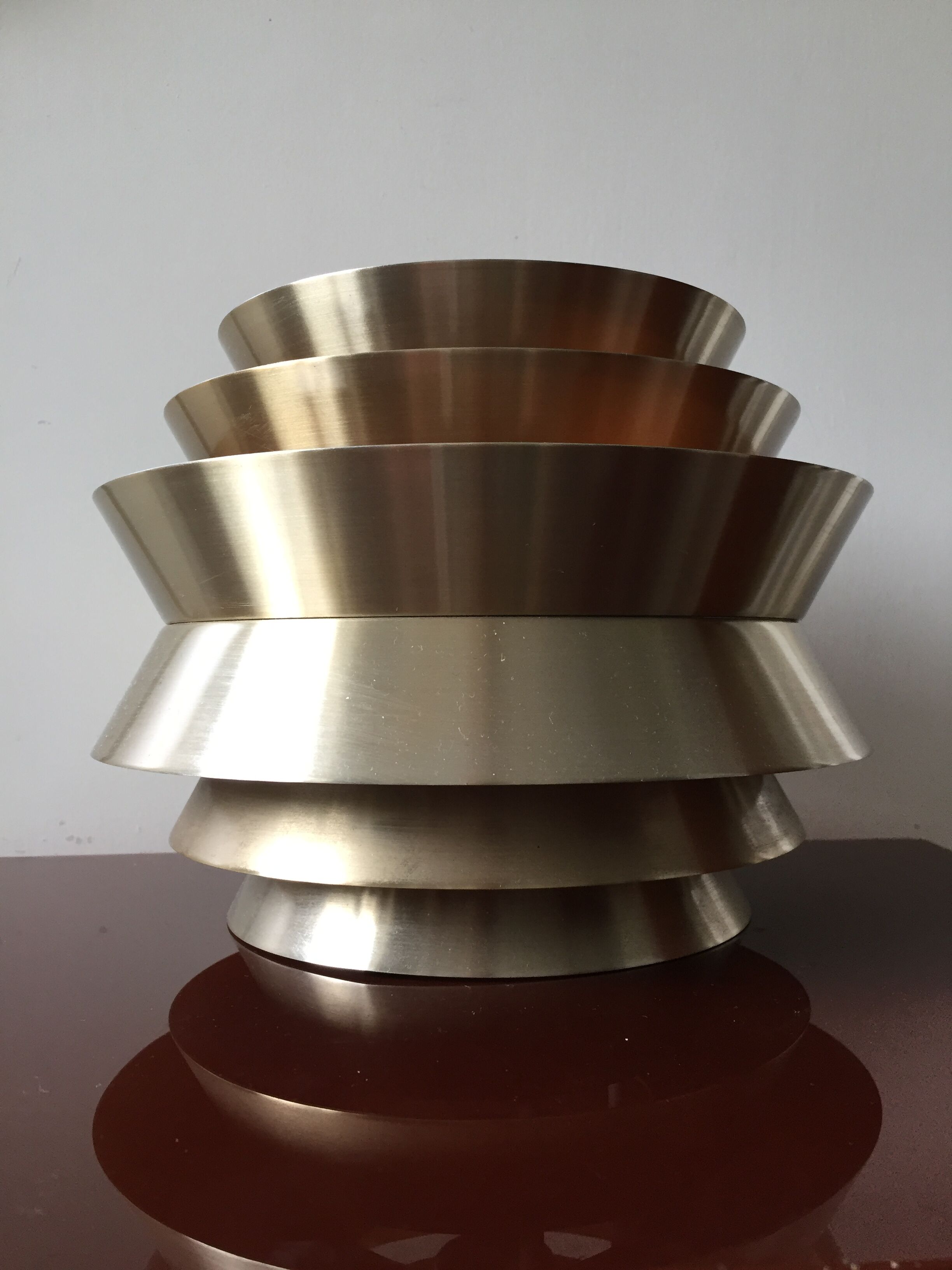 Brass hanging lamp by Carl Thore for Granhaga