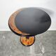 Table d'appoint en noyer et bois ébène de style Art Déco