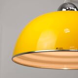 Rare Large Yellow Space-age Pendant from Guzzini, 1970s