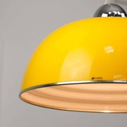 Rare Large Yellow Space-age Pendant from Guzzini, 1970s