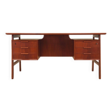 Teak desk, Danish design, 1970s, manufacture: Omann Jun