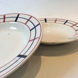 6 Basque soup plates