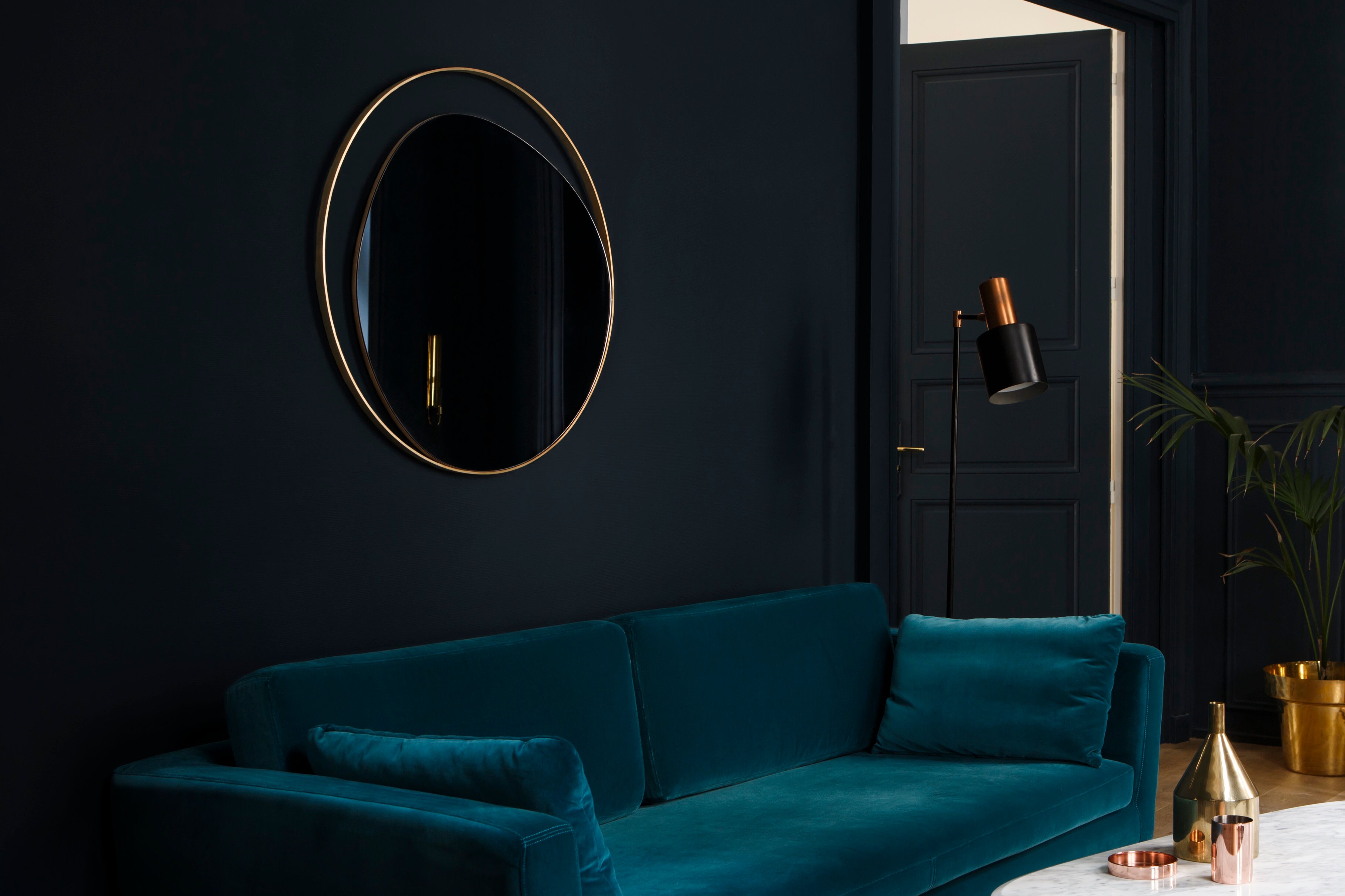 Mirror ellipse copper