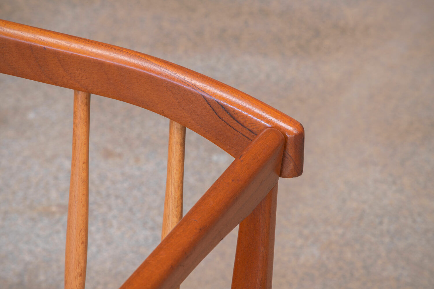 Scandinavian teak bench, 1960s