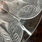 Vintage butterfly crystal vase