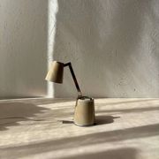 Lampe vintage Hala Lampette beige années 70