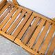 Pair of wooden folding chairs