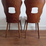 Pair of chairs Baumann model Gentiane